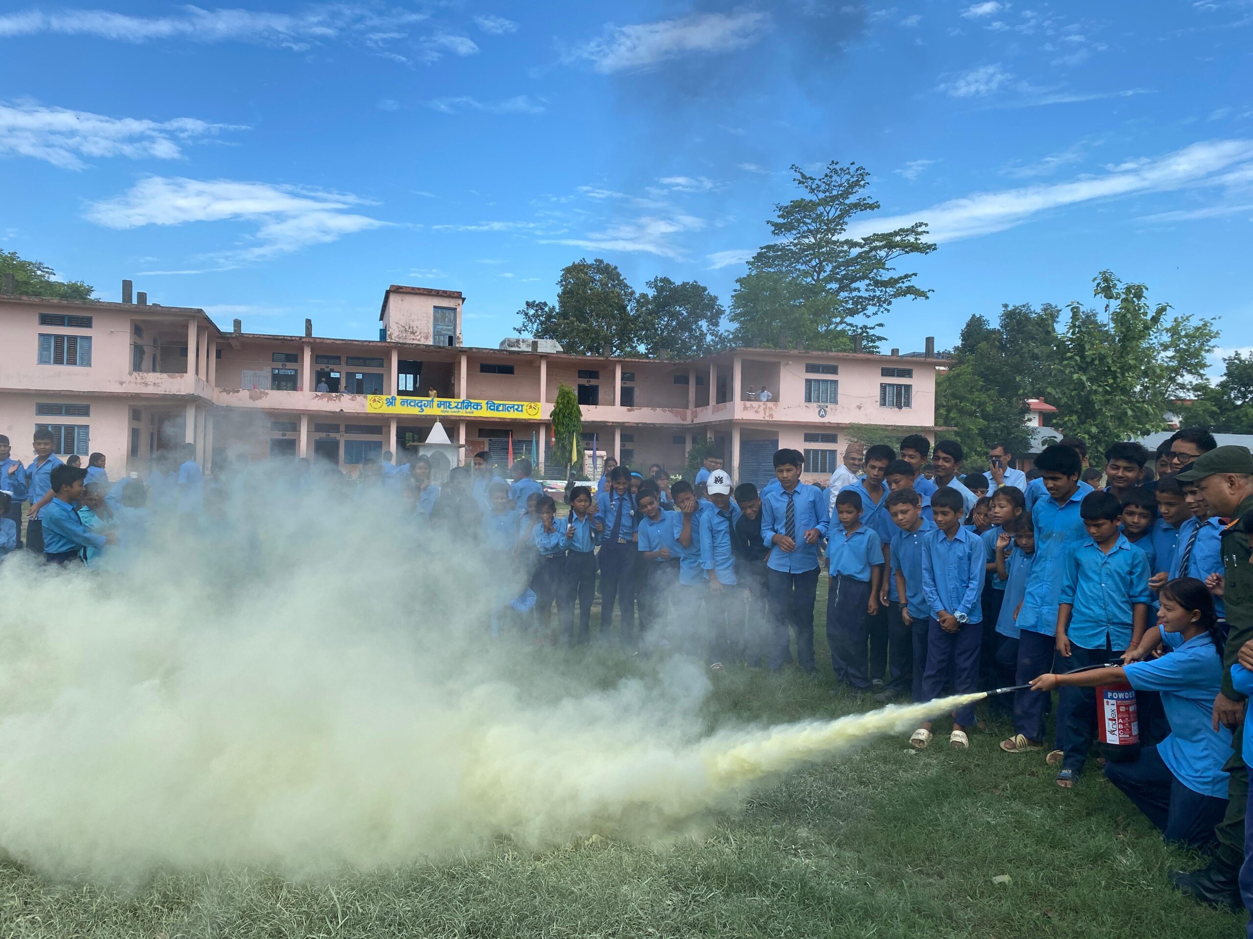 धनगढीका विद्यालयमा विपद पूर्व तयारी अभ्यास कक्षा संचालन